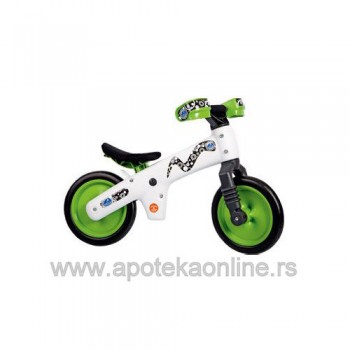 PUSH TOY ENCOURAGES WALKIN' ACTIVITY BELLELLI BIKE GREEN